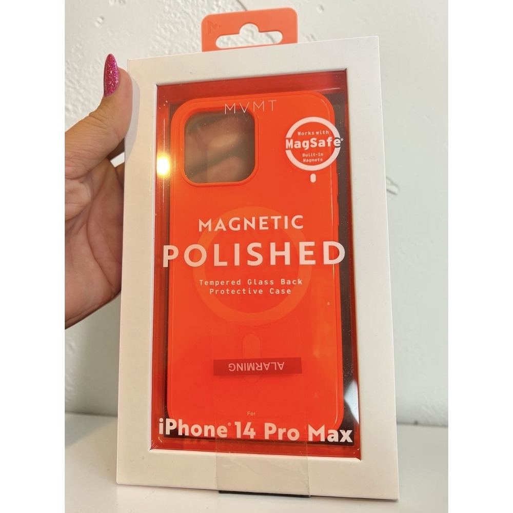 MVMT Protective Case Apple iPhone 14 Pro Max NIP Orange Polished